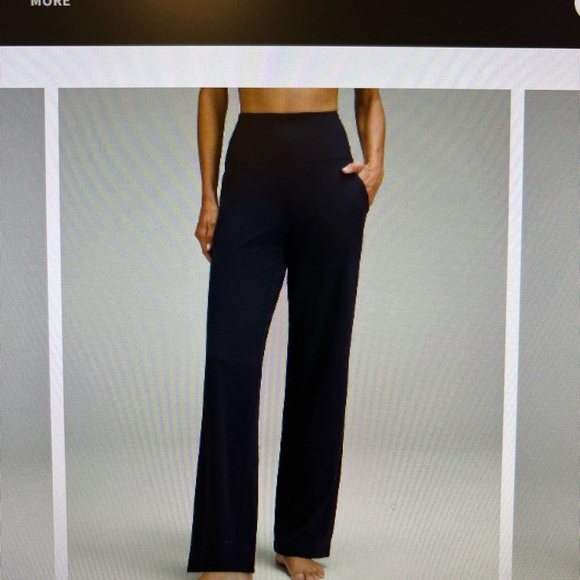 NWT Lululemon Align High Rise Wide Leg Pant Navy Size 4- 33” length - Picture 8 of 8